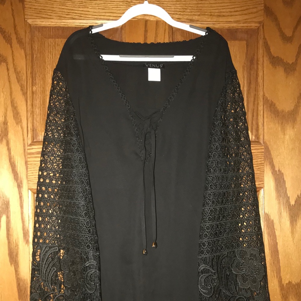 New Crochet bell sleeve  blouse